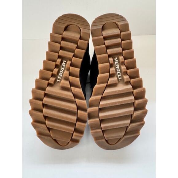 MERRELL 7.5 Black Waterproof Leather Hiking Boots - Picture 7 of 11